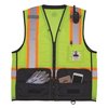 Glowear By Ergodyne Hi Vis Safety Vest, Lime, S/M 8251HDZBK